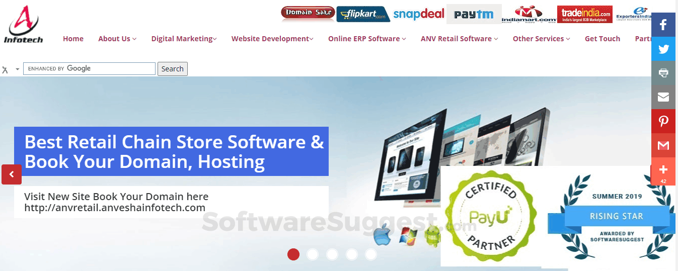 ANVretail Departmental Store Screenshot1